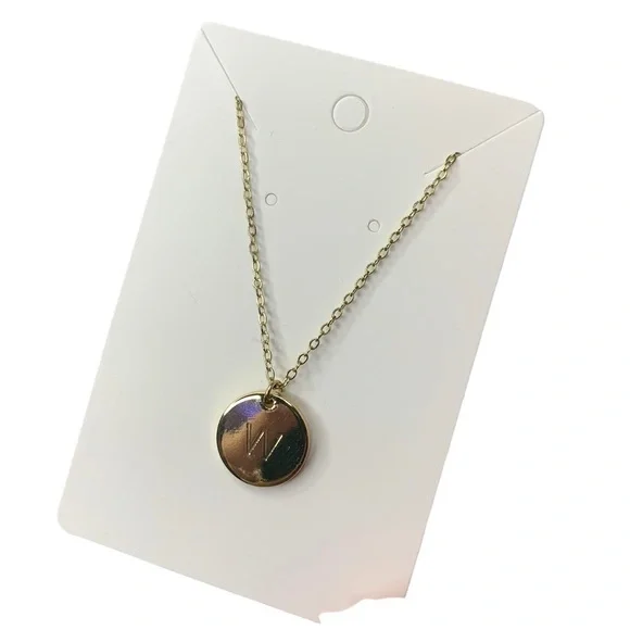 W initial necklace - Picture 1 of 3